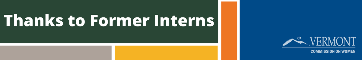 Blocks of color, logo, and title, thanks fomer interns!