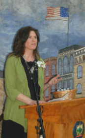 VCW Director Cary Brown presents her address, The Unfinished Agenda